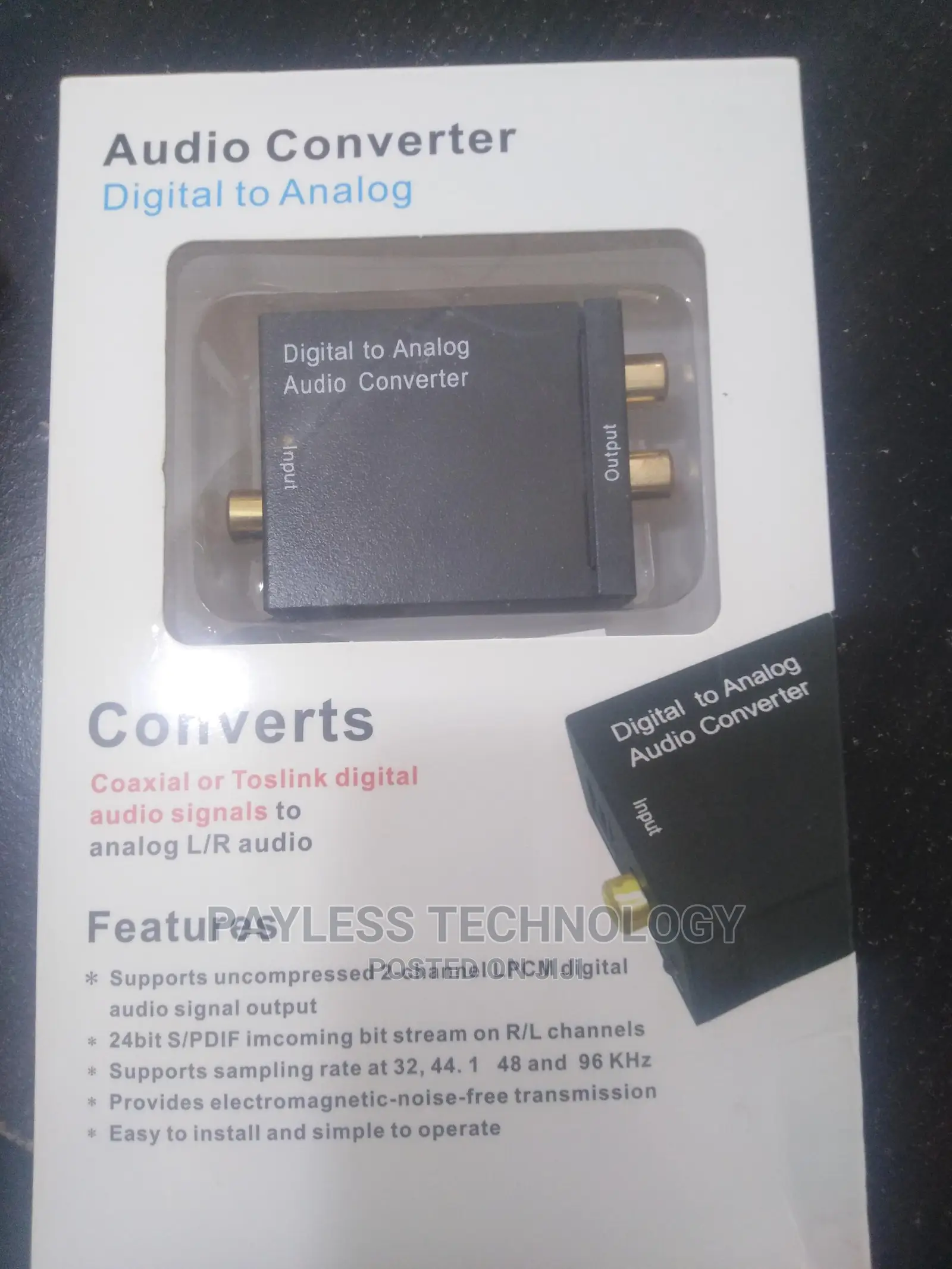 Digital to Analog Audio Optical Converters