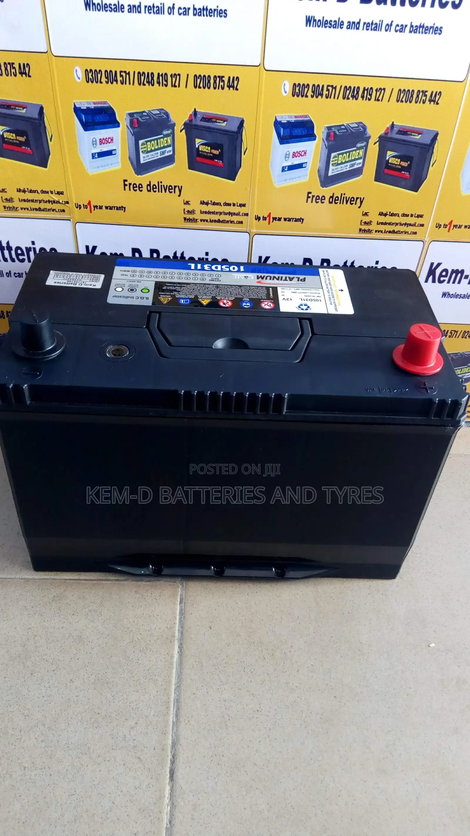 Platinum Car Battery