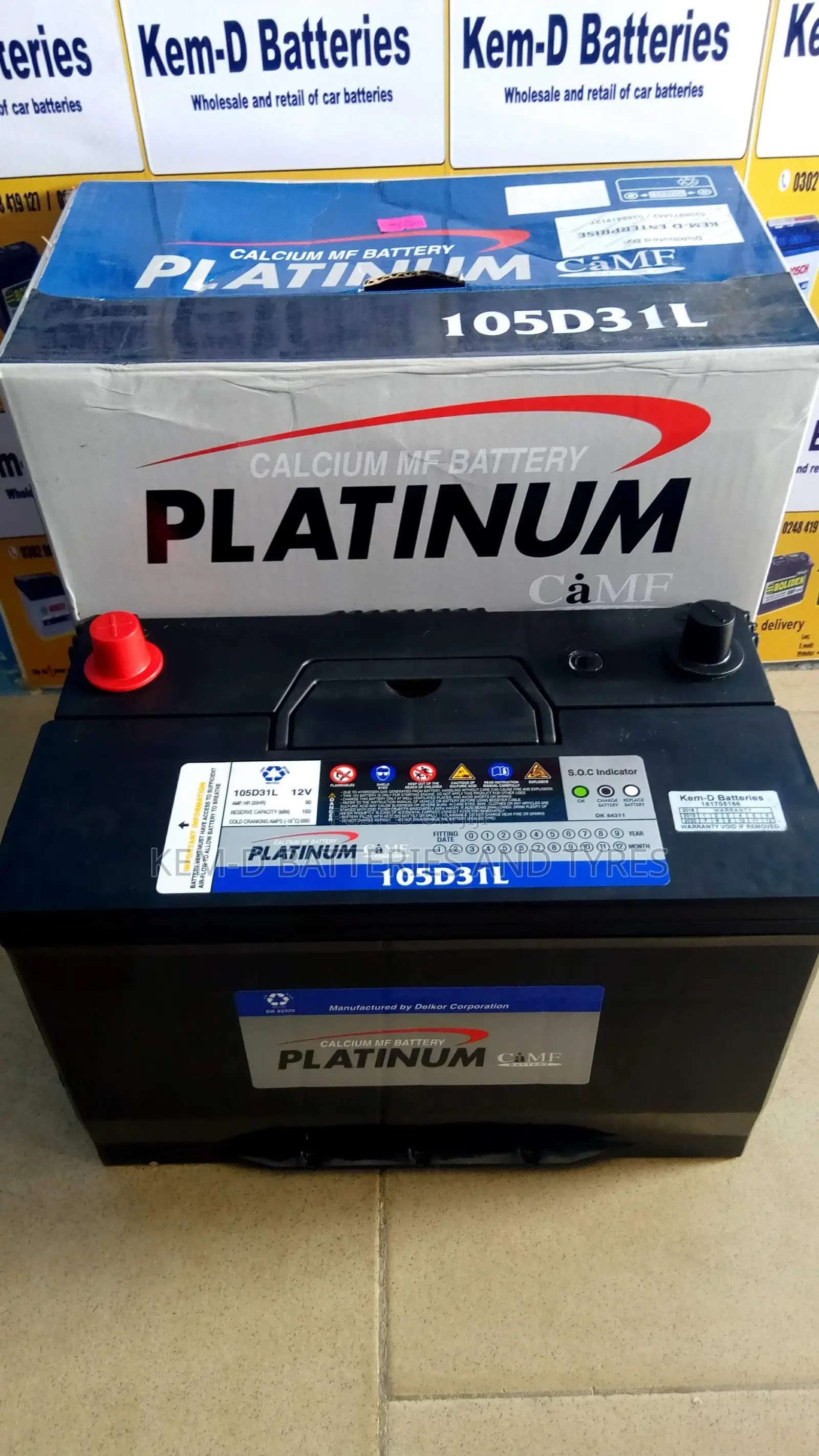 Platinum Car Battery