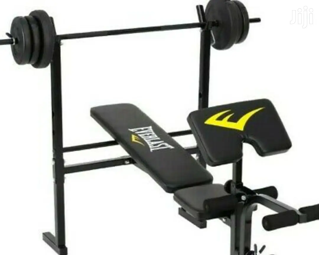 Gym Bench Workout Station Multi 20kg Everlast