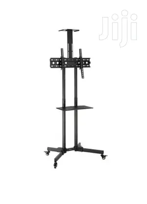 Mobile TV Monitor Stand Mount Trolley Wheels 32"- 65" TV