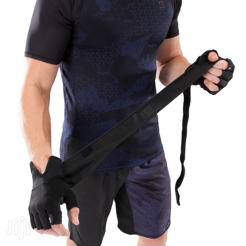 Weight Glove With Double Rip-tab Cuff - Black