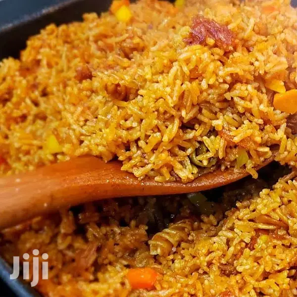 Rice and Chicken,Fish,Pork,Beefand Goat With Yam,Banku,More