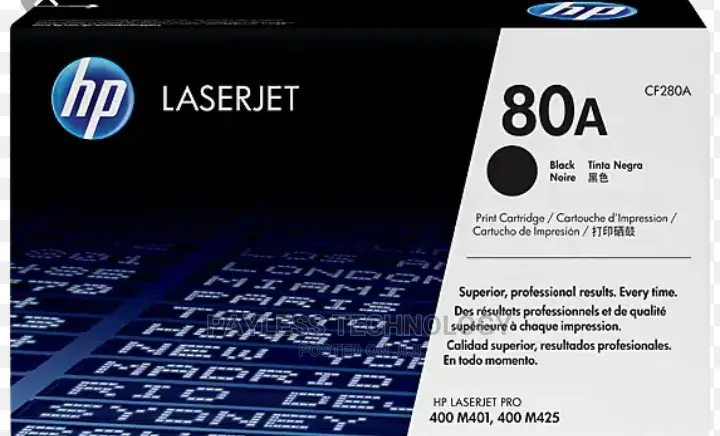 HP 80A Black Toners Cartridges
