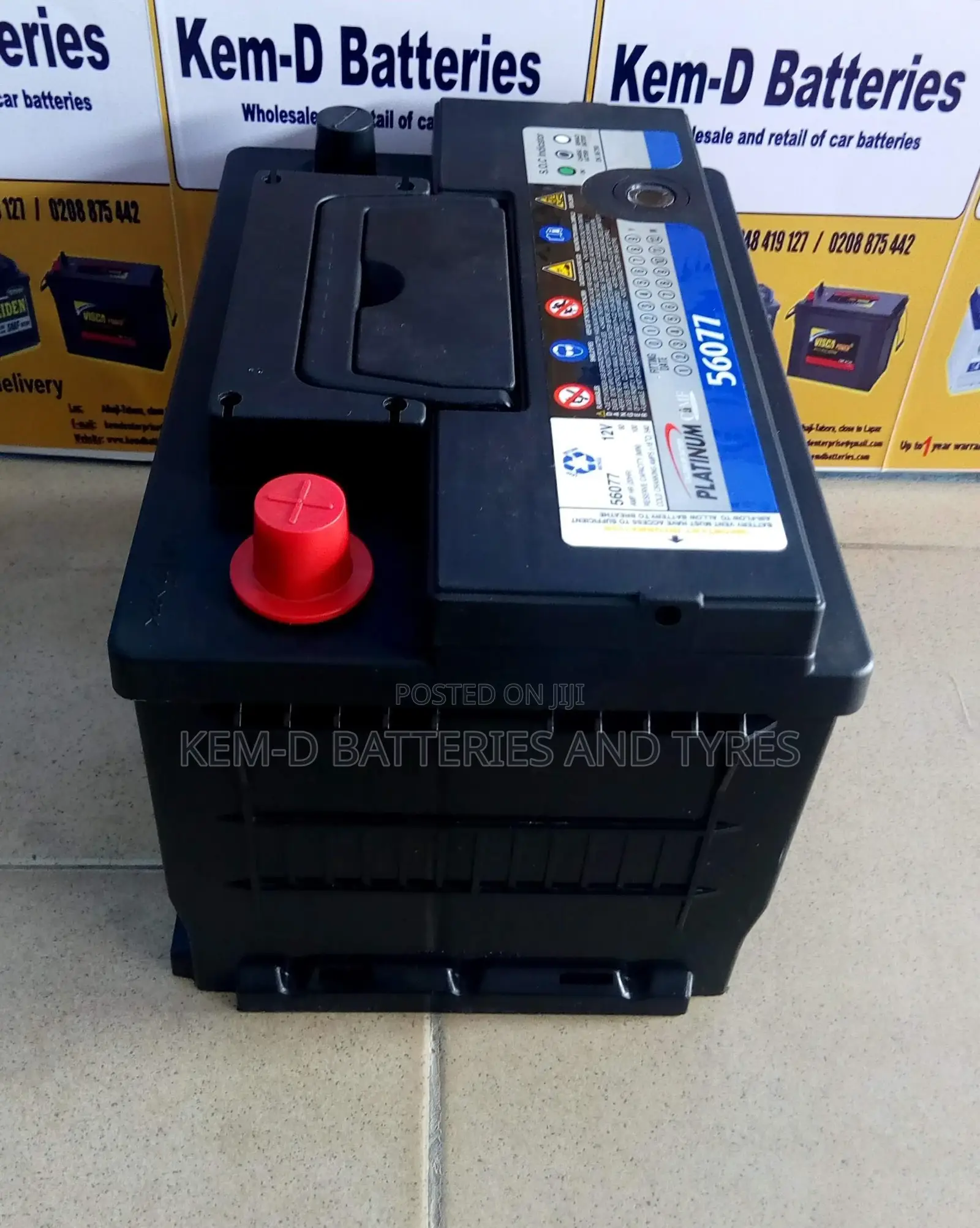 13 Plates Platinum Starter Battery + Free Instant Delivery