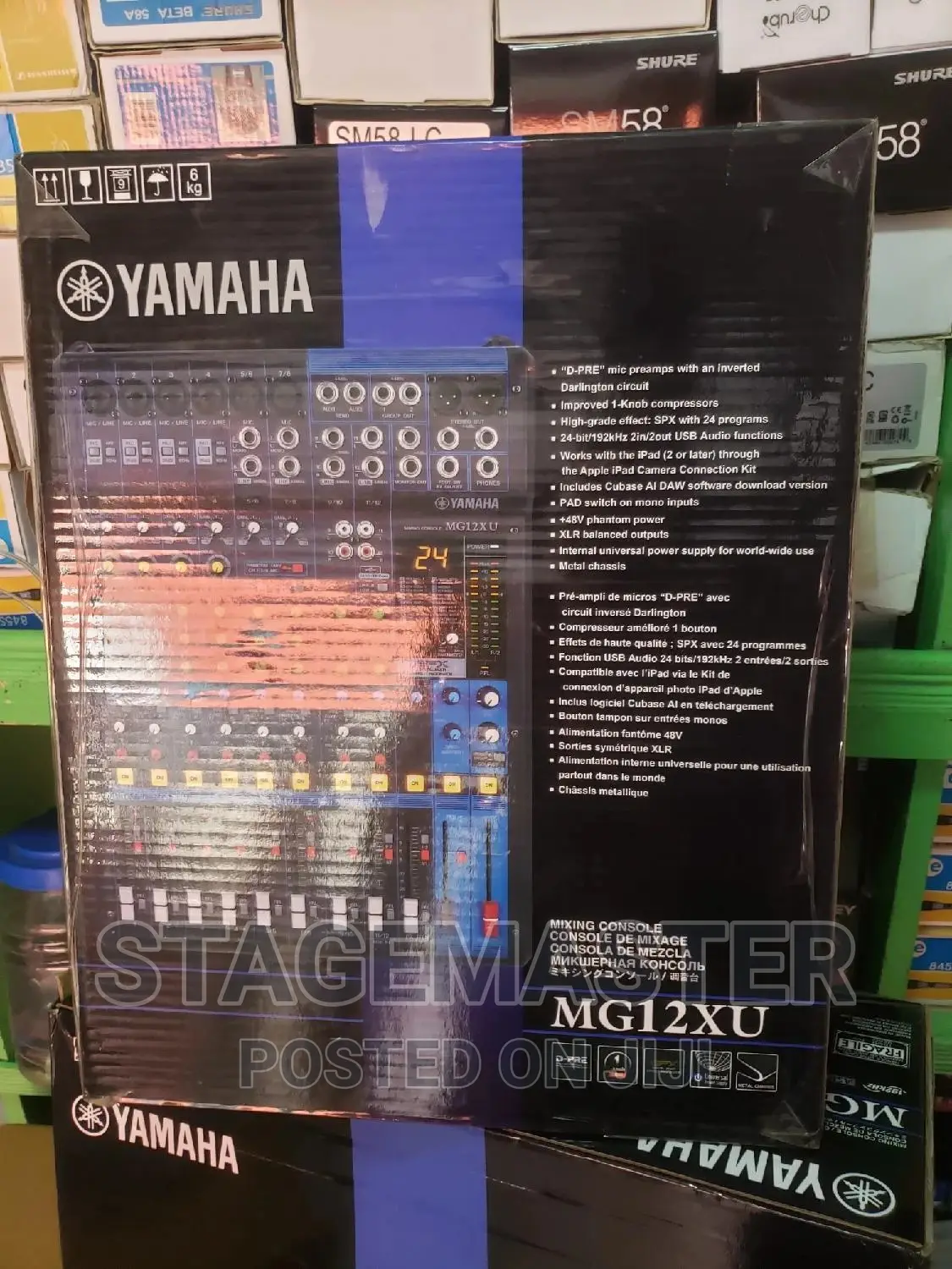 Yamaha Mg 12 Xu Console Mixer