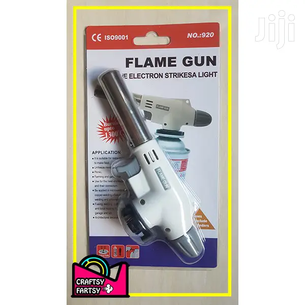 Flame/Fire Gun Torch With Gas Cylinder