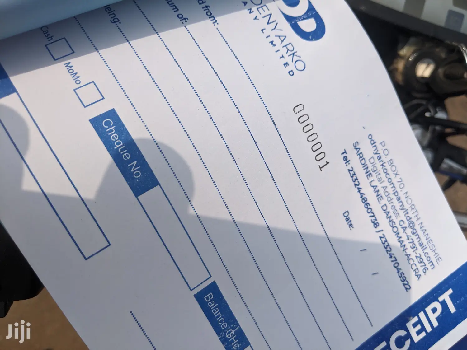 Print Receipt and Invoice Books
