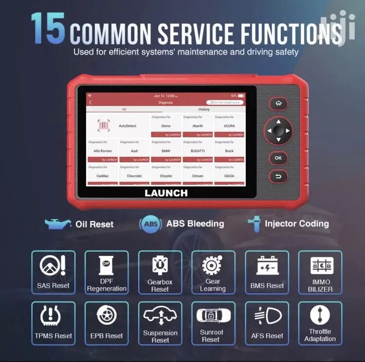 Launch CRP909X OBD2 Car Diagnostic Scanner