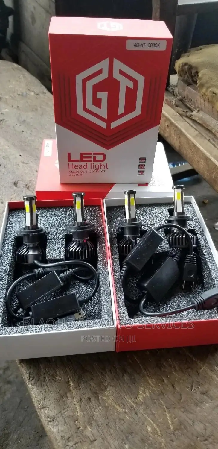Very Bright 6, 4, 2 LED Car Head Light Available
