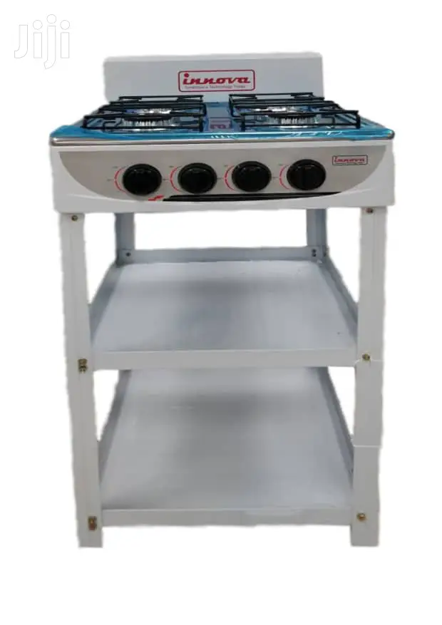 4 Burner Gas Cooker - Stand