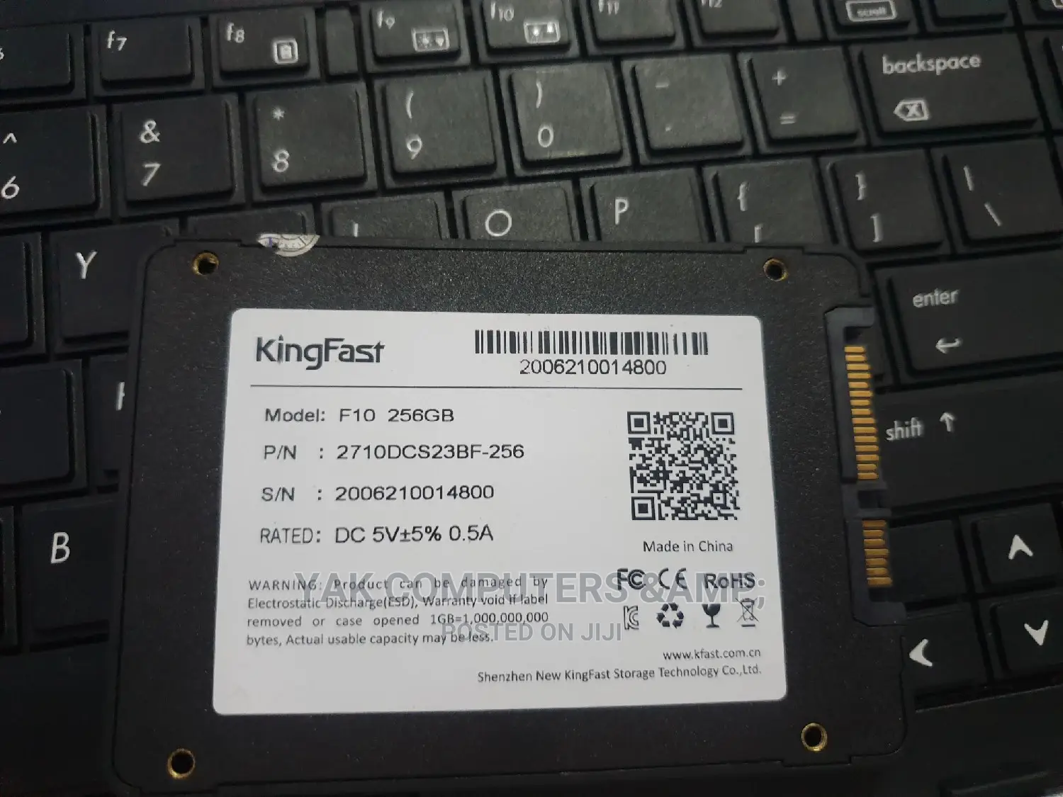 Kingfast 256GB SSD Drive