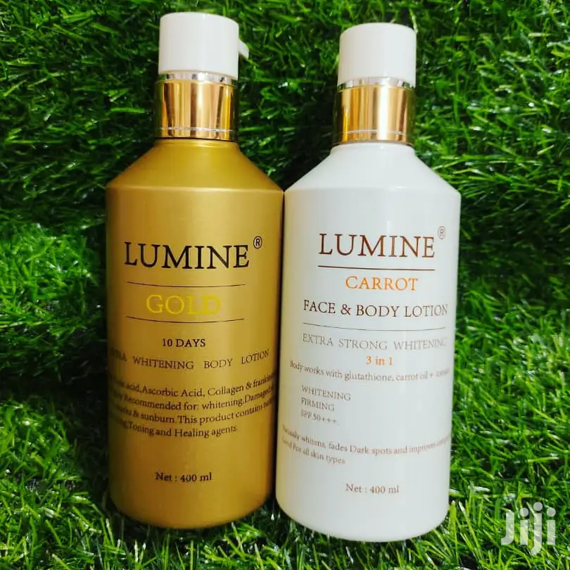 Lumine Gold and Carrot Whitening Body Lotion.