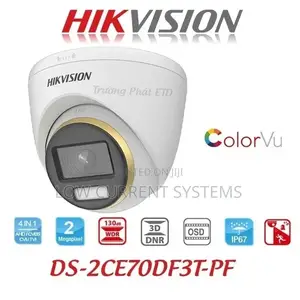 Hikvision 2mp Colorvu Analog Turret Camera Dome Full Color