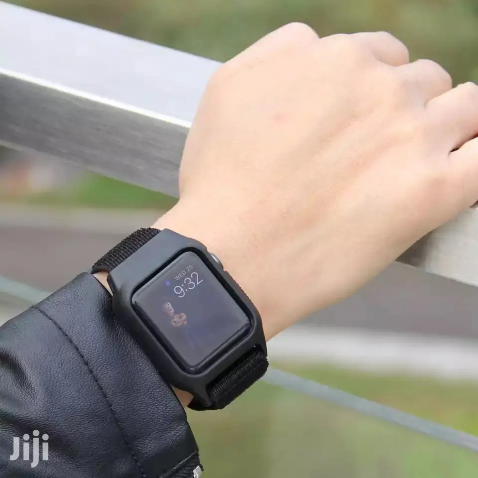 2in1 Nylon Strap+ Case 4 Apple Watch Series 1-9(Not a Watch)