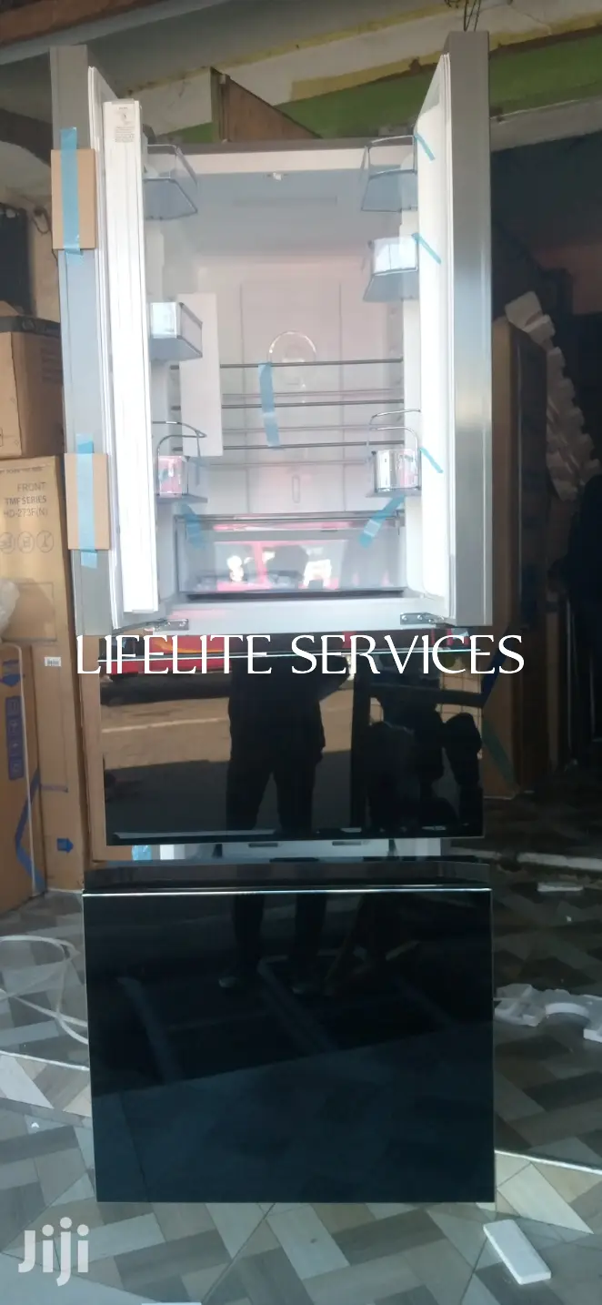 Fridge With 4 Glass Doors- Pearl 300ltrs