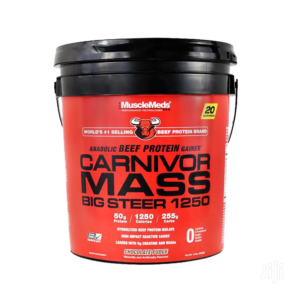 Musclemeds Carnivor Mass Big Steer 1250 Bucket 15 LBS