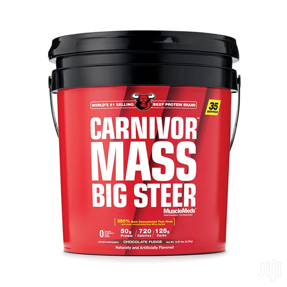 Musclemeds Carnivor Mass Big Steer 1250 Bucket 15 LBS