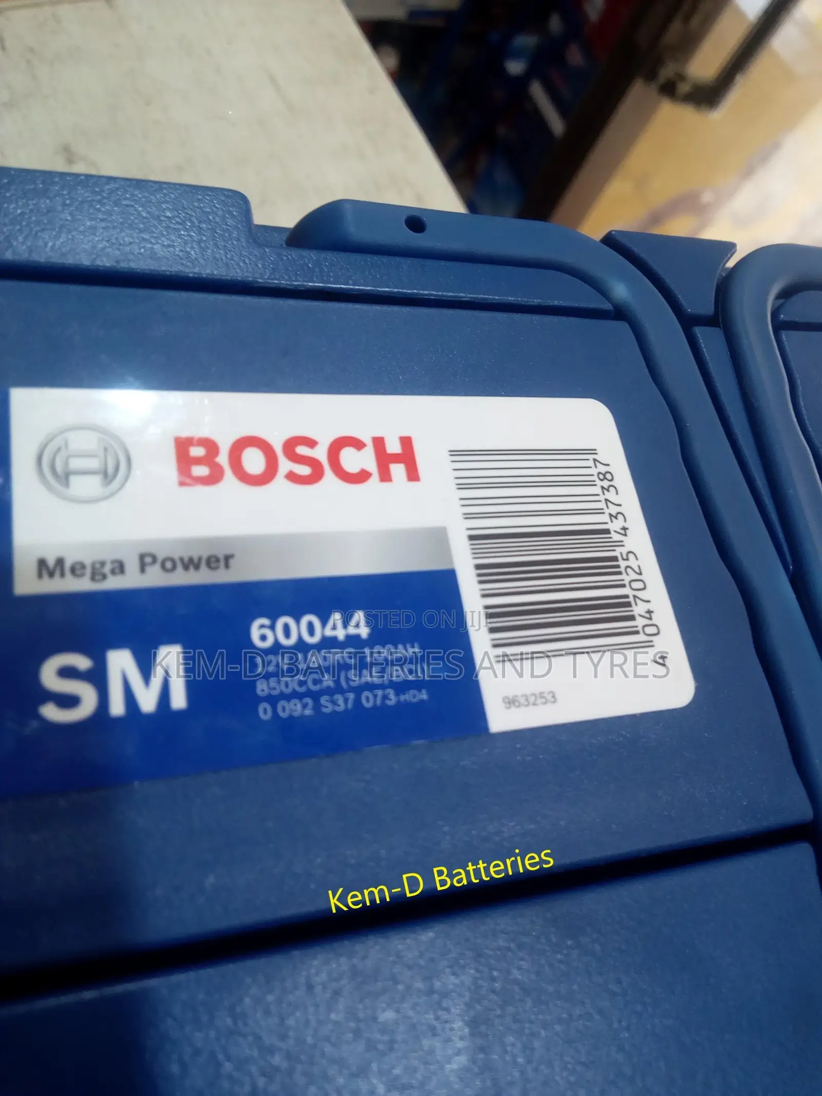 19 Plates Mega Power Bosch Battery Free Quick Delivery