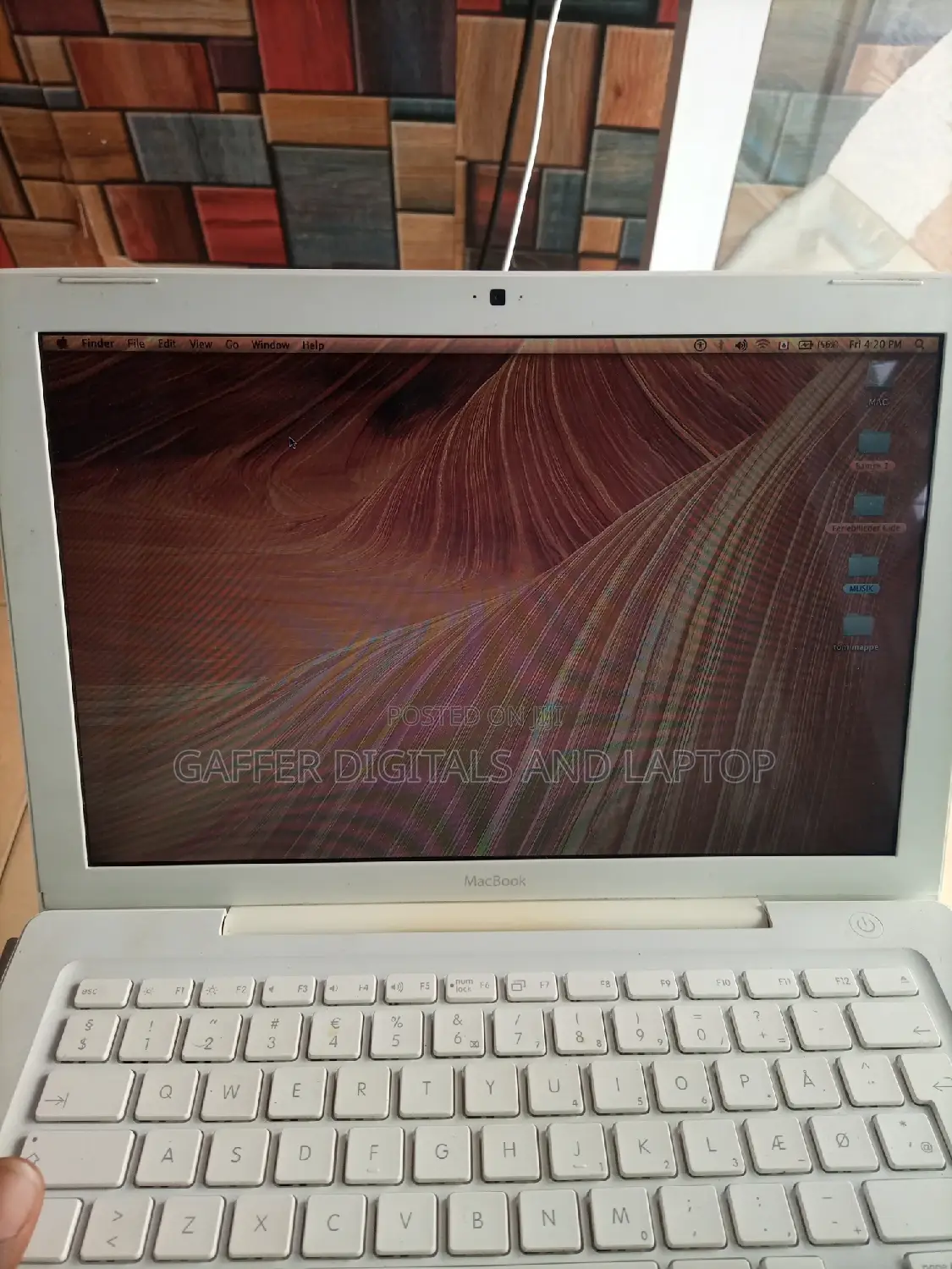 Laptop Apple MacBook 2011 4GB Intel Core 2 Duo HDD 128GB