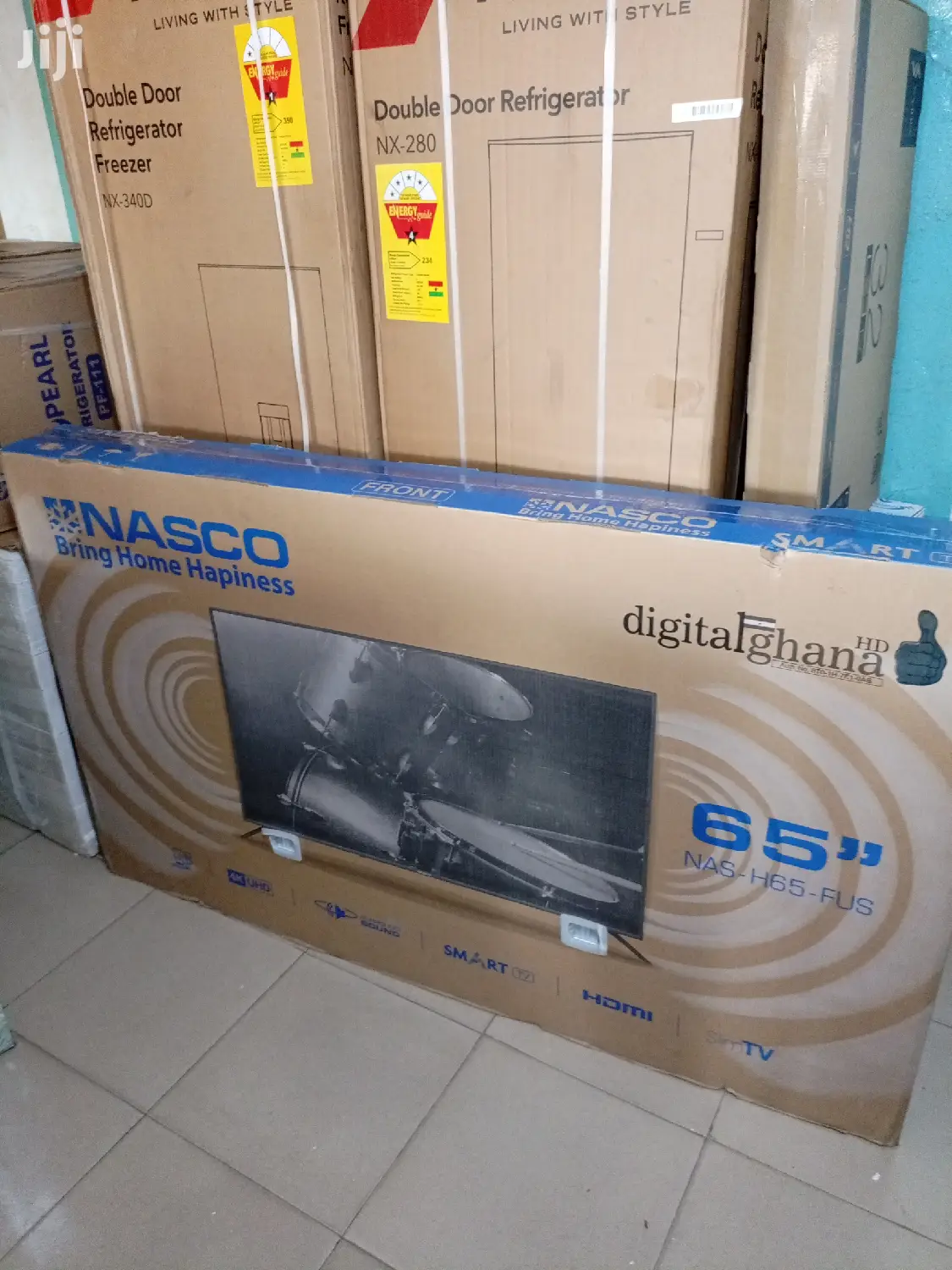 Nasco 65" Smart(Android) Uhd Satellite