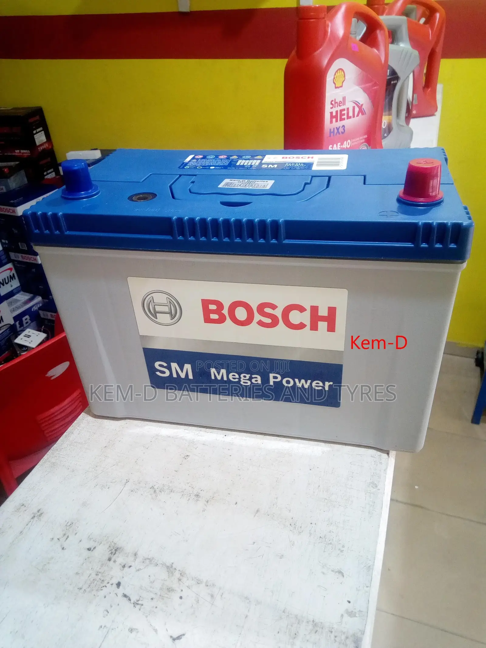 17 Plates Bosch Batteries Mega Bosch+ Free Delivery
