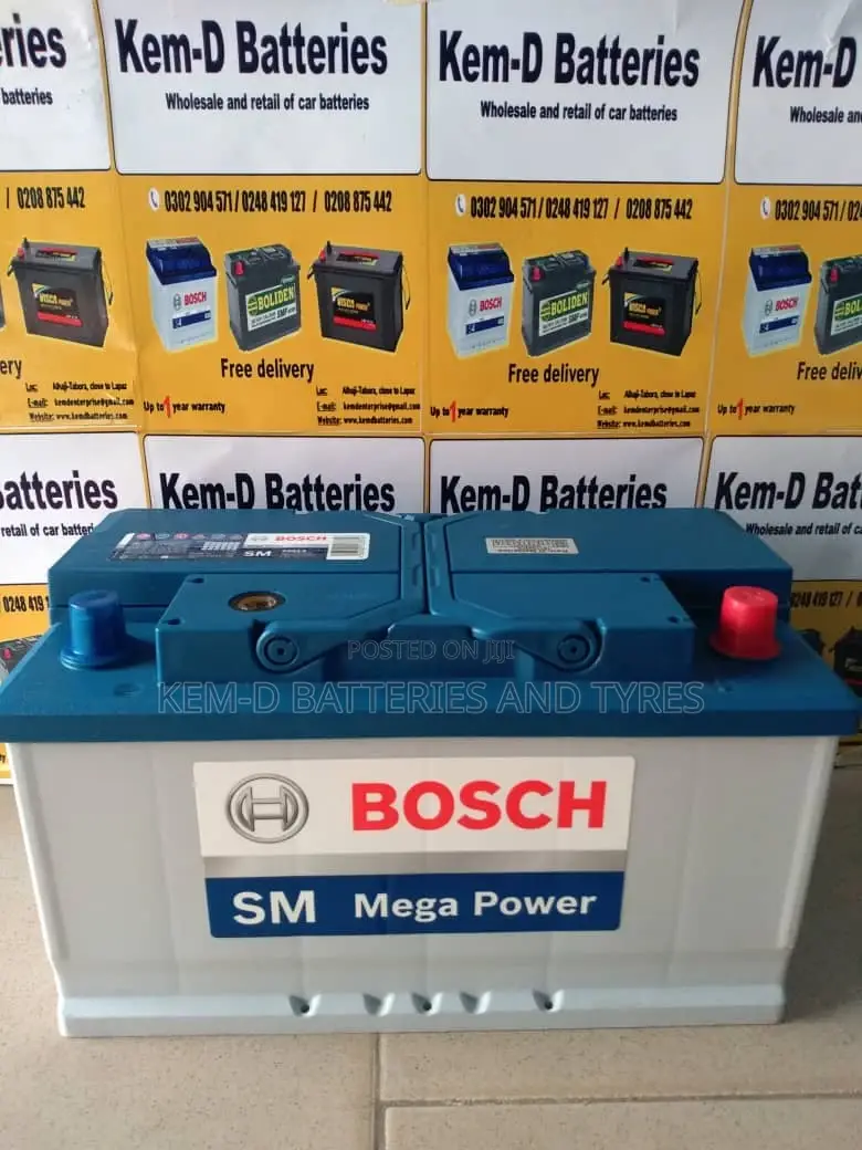 12volts 80ah Bosch Car Battery - Free Quick Delivery