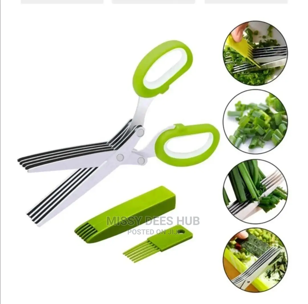 5-Layered Kitchen Scissors With Brush