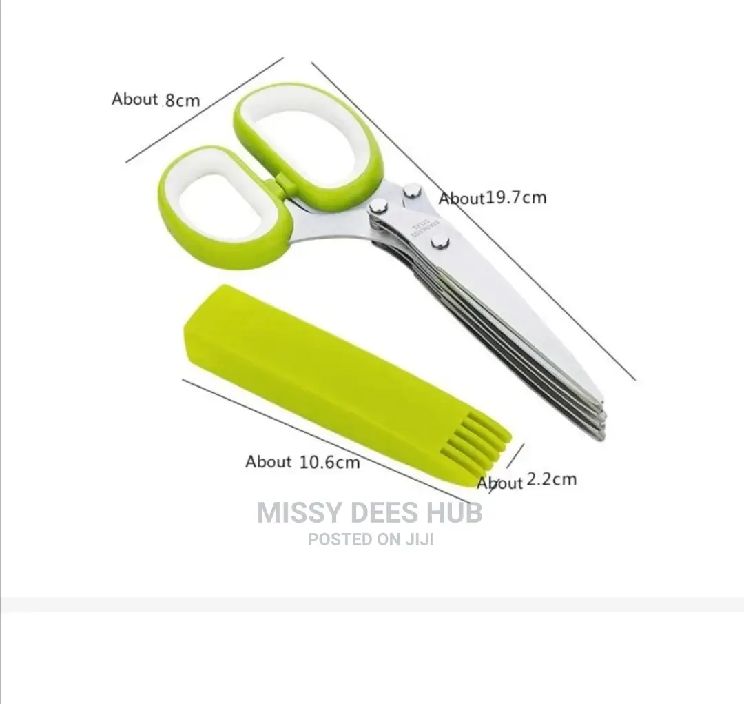5-Layered Kitchen Scissors With Brush