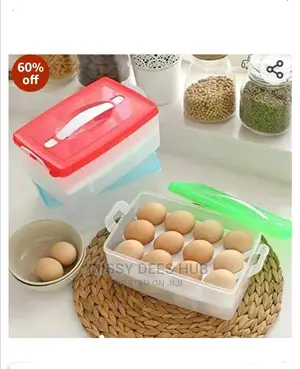 Plastic Egg Storage Containers { 24pcs}