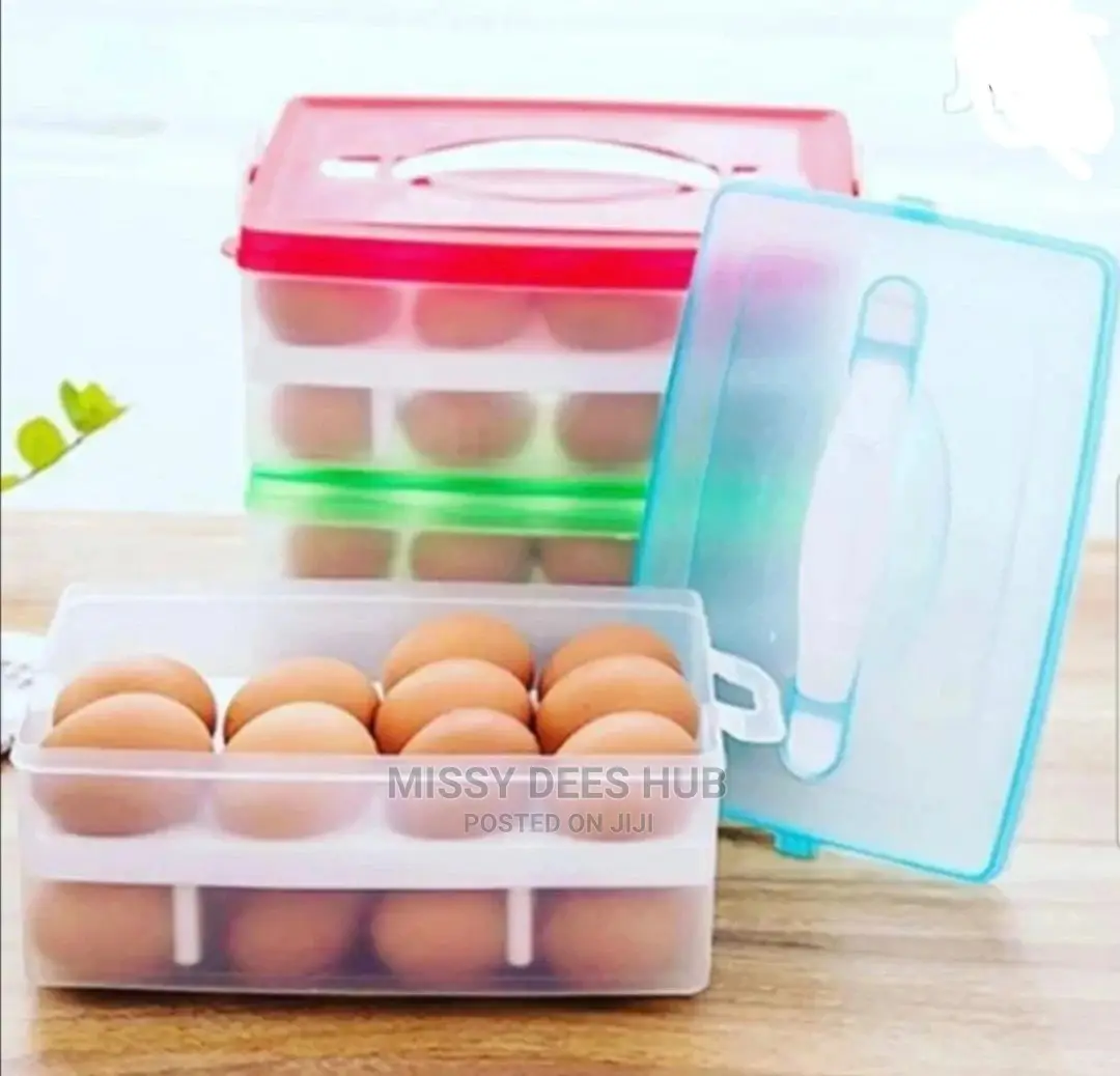 Plastic Egg Storage Containers { 24pcs}