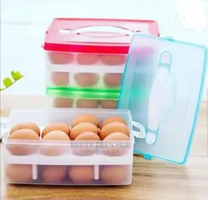 Plastic Egg Storage Containers { 24pcs}