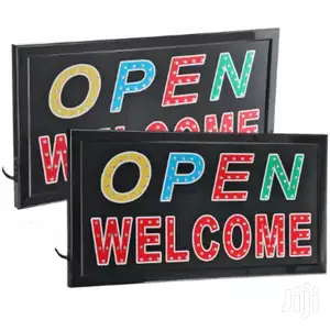 Open Welcome Sign Board for Shops/Offices