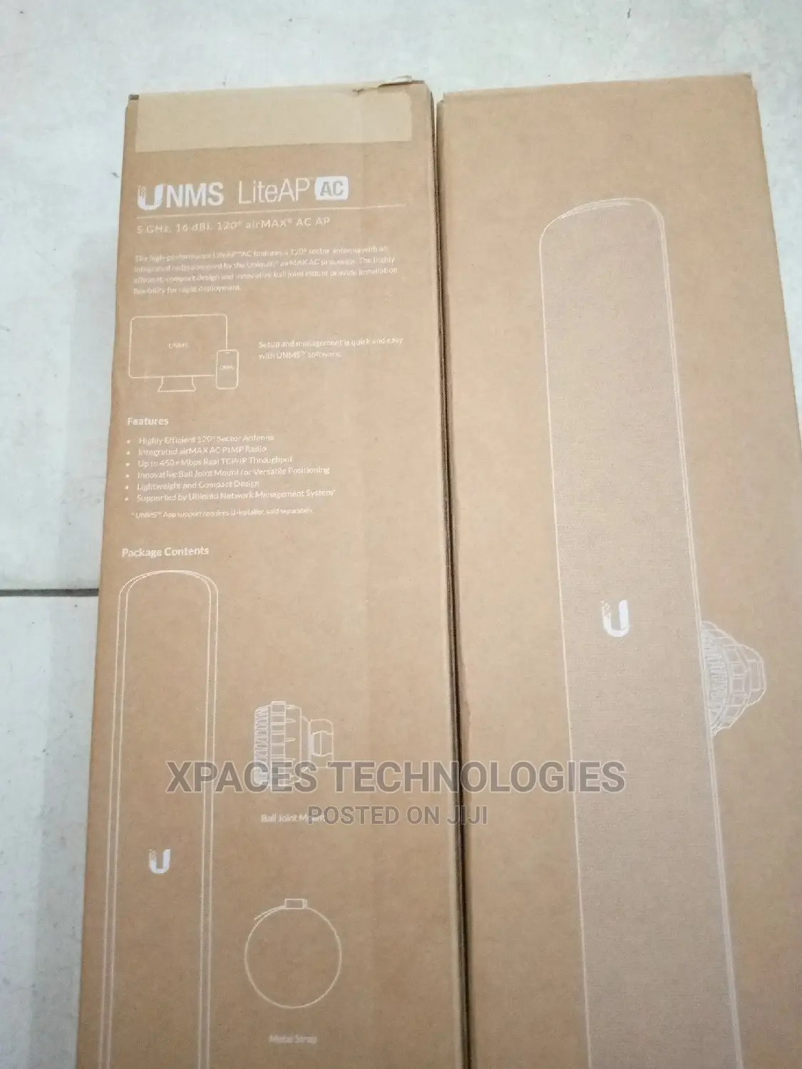 Ubiquiti Lite AP AC 2x2 MIMO Airmax Ac Sector AP, LAP-120