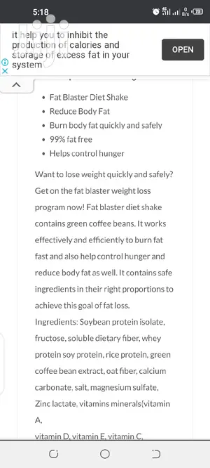 Fat Blaster Weight Loss