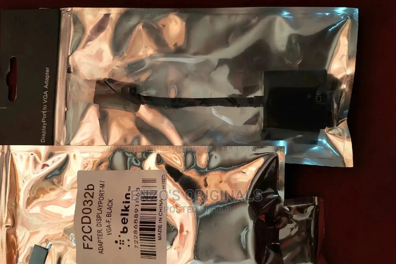 DP to VGA Adapter Display Port to VGA Belkin Branded