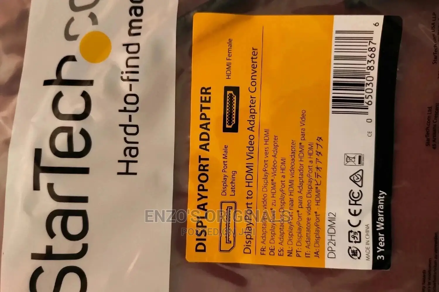 Display Port to HDMI DP 1.4 to HDMI 1.4 Startech Brand