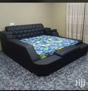 Luxurious Kingsize Bed With Mattress. Multipurpose