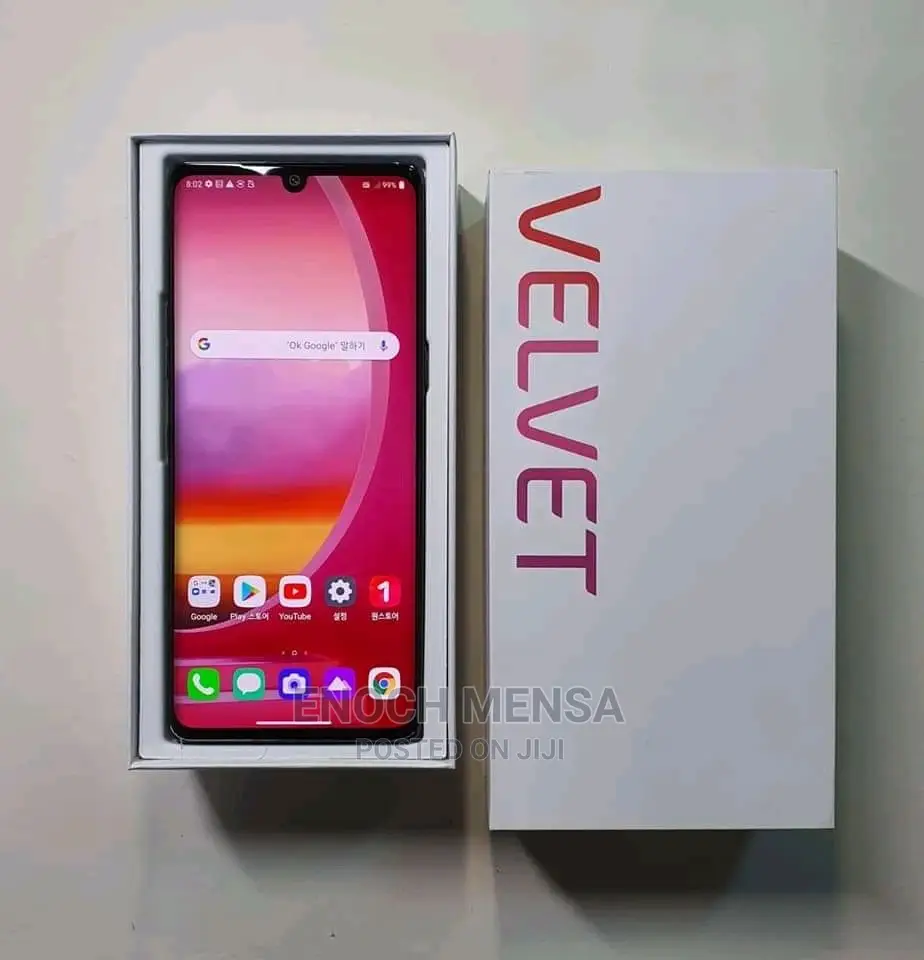 New LG Velvet 128 GB White