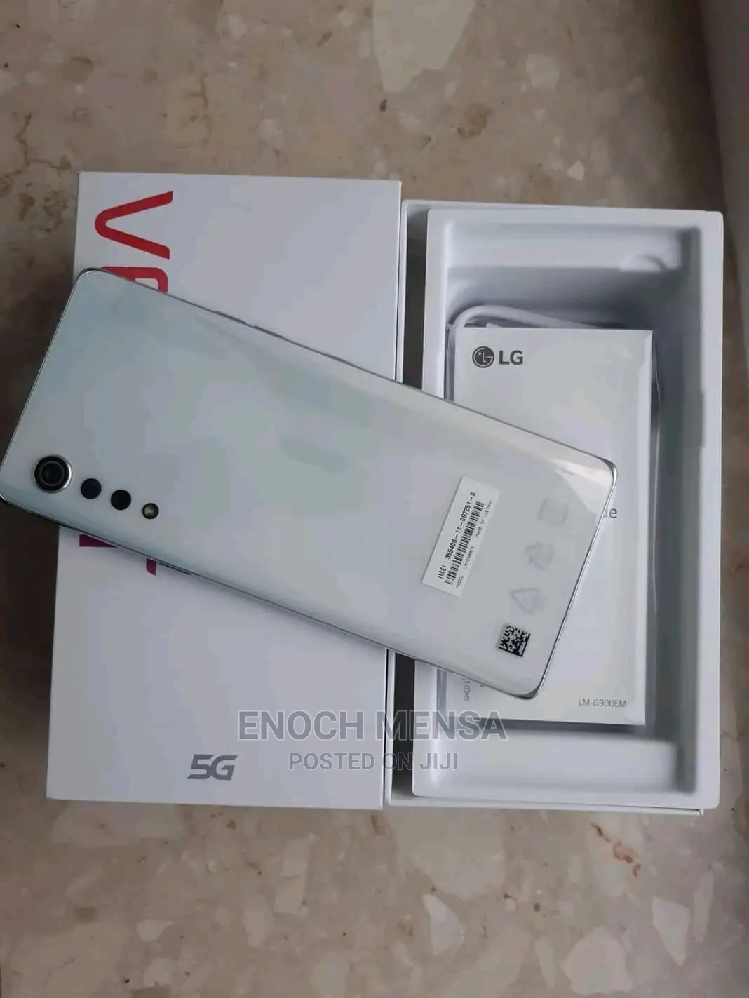 New LG Velvet 128 GB White