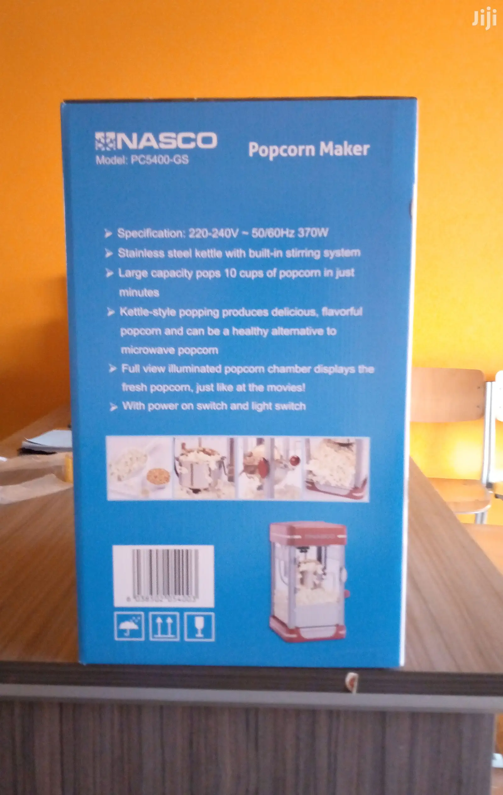 Nasco 370W Popcorn Maker