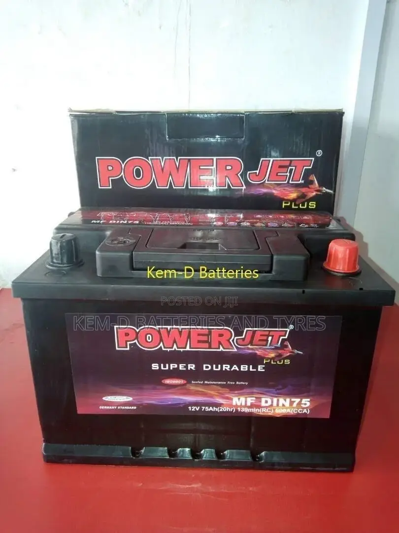 Power Jet 12v75ah Battery + Free Delivery