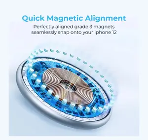 Promate Auramag-15w 15W Ultra-Fast Magnetic Wireless Charger
