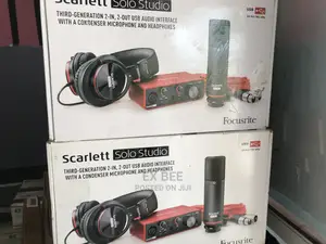 Focusrite Scarlett 3rd Gen Solo Studio Bundle