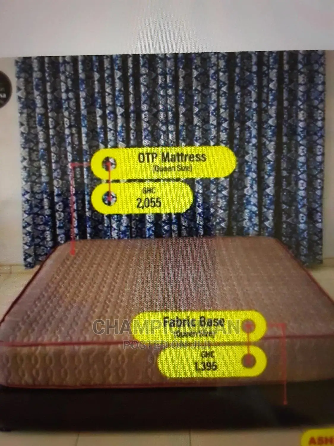 Mattress and Base Ashfoam