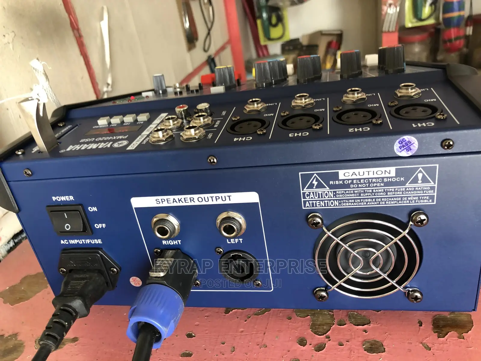 4 Channel Powered Mixer