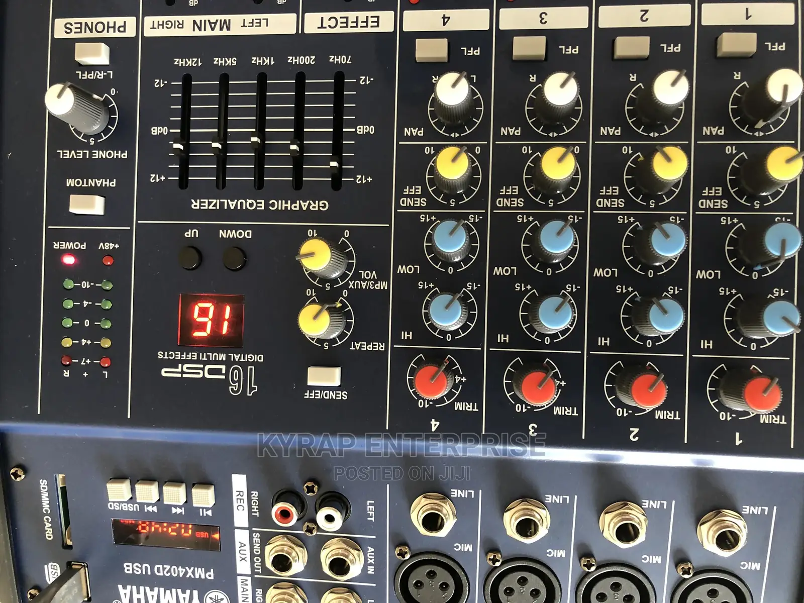 4 Channel Powered Mixer