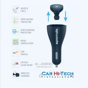 Promate Aria Bluetooth Headset With Wireless Charging