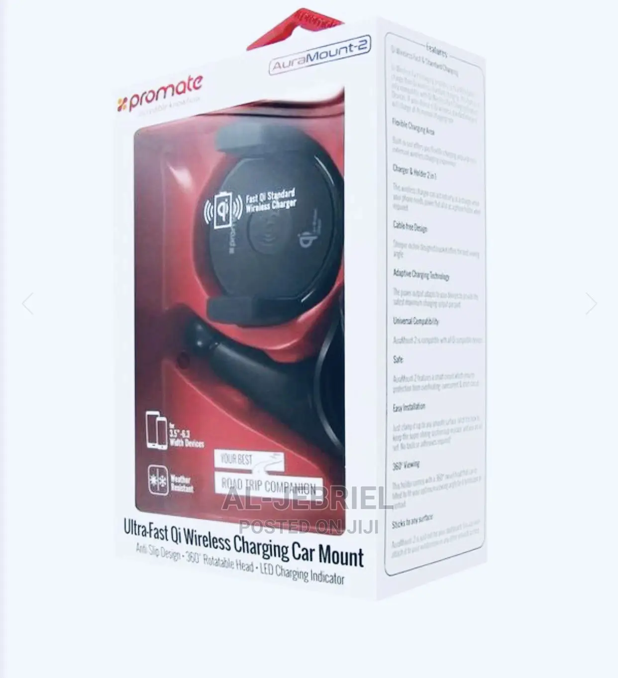 Promate Auramount-2 Wireless Charger Car Mount