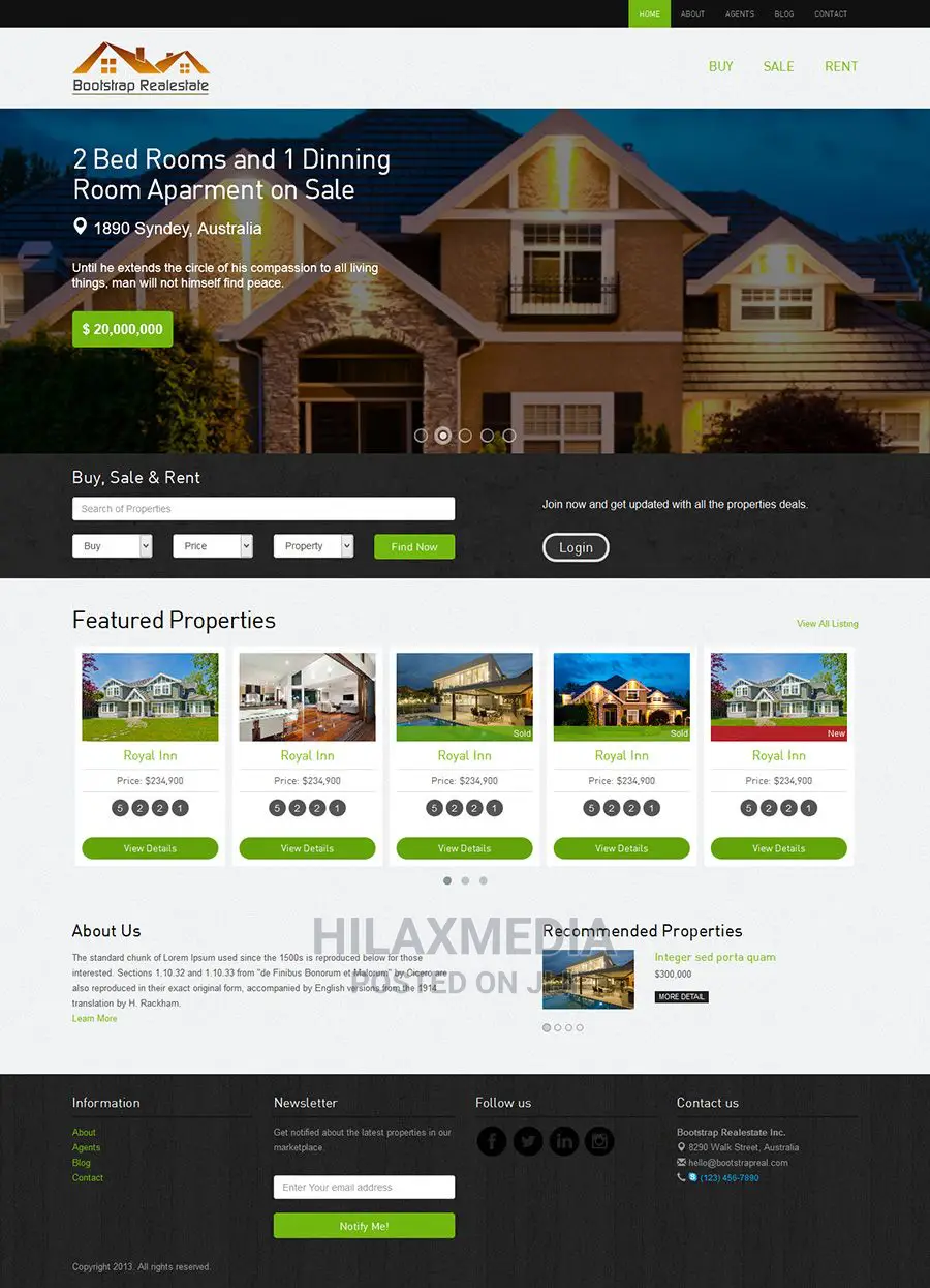 Real Estate Website Design and Rental Website in 7 Days